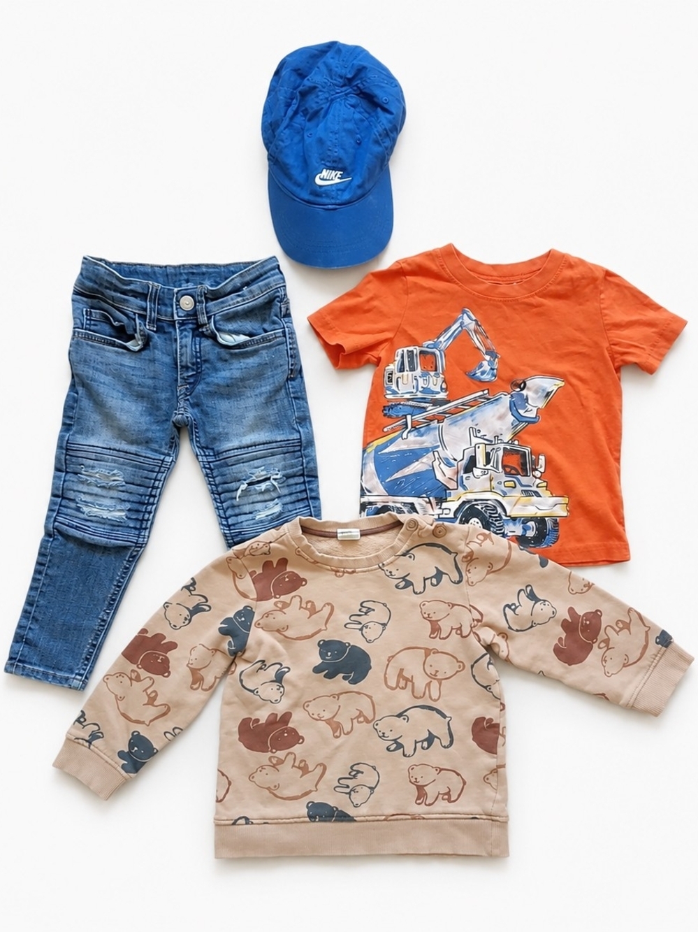 Toddler Boy Outfit Bundle 24M - 2T Nike Carter's H&M Casual Streetwear Everyday